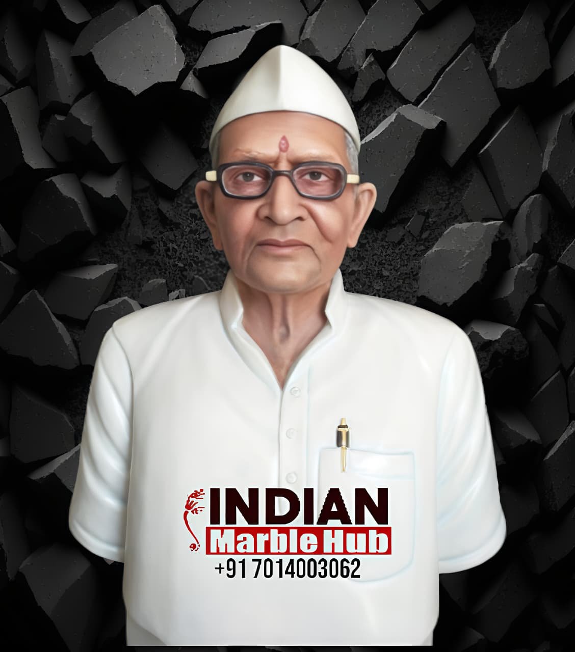 Marble Human Bust Statue