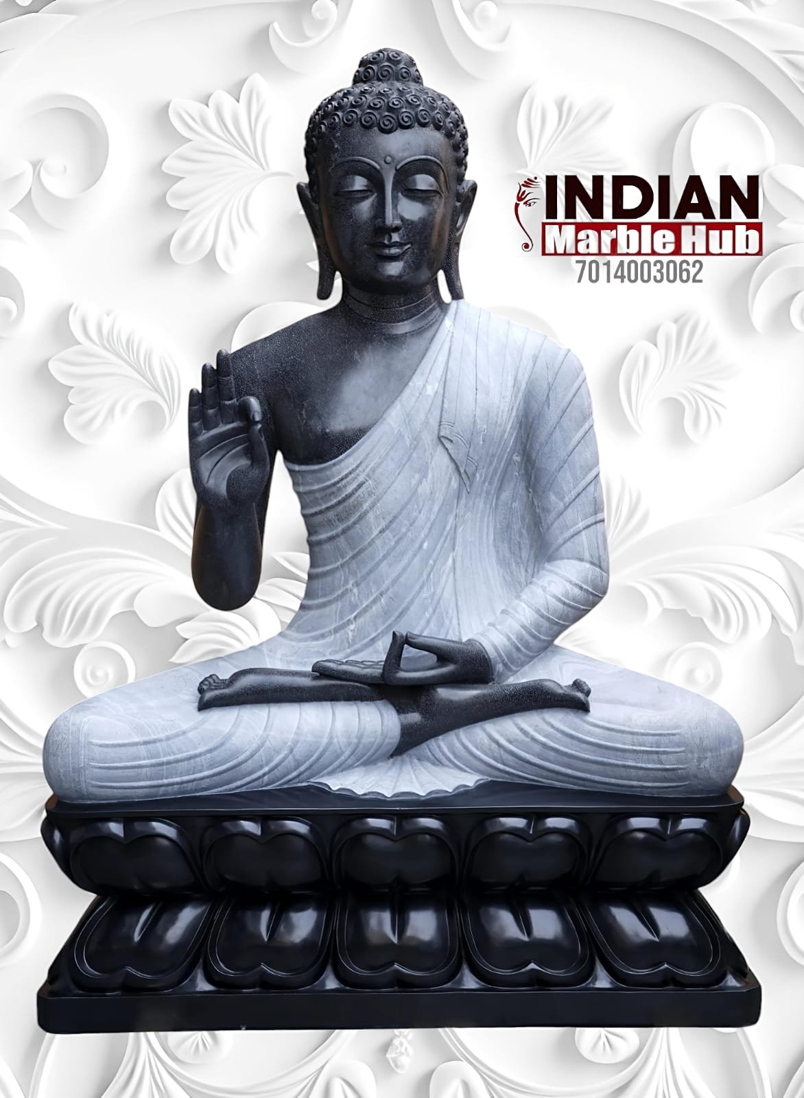 Marble God Buddha Statue